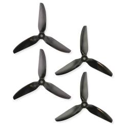 HQProp DP 5x4.8x3 PC V1S Black Propeller - 3 Blade (2CW+2CCW)