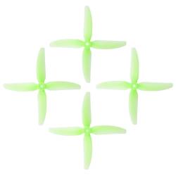 HQProp DP 5x4x4 PC V1S Light Green Propeller - 4 Blade (Set of 4 - PC)