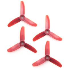 HQProp DP 3x3x3 PC Red - 3 Blade (2CW+2CCW/Bag)