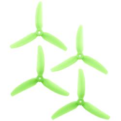 HQProp DP 5x4x3 PC V1S Light Green Propeller - 3 Blade (2CW+2CCW/Bag)