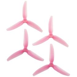 HQProp DP 5x4x3 PC V1S Light Pink Propeller - 3 Blade (2CW+2CCW/Bag)
