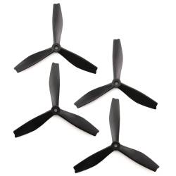 HQProp DPS 5.5x4x3 PC Black - 3 Blade (Set of 4)