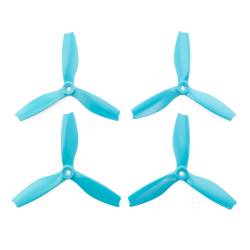 HQProp DPS Blue 5x4x3 Propeller - 3 Blade (Set of 4 - Nylon)