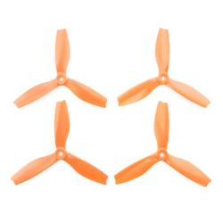HQProp DPS Orange 5x4x3 Propeller - 3 Blade (Set of 4 - Nylon)