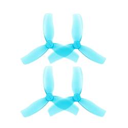 HQProp Duct-T90MMX3 Polycarbonate Cinewhoop Propeller (Set of 4) - Blue