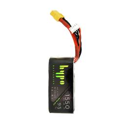 Rotor Riot HyPo 1550mAh 4s 95c Lipo Battery with HyPo Checker