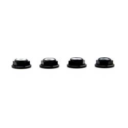 Lumenier M5 Black Aluminum Low Profile Lock Nut (set of 4 CCW)