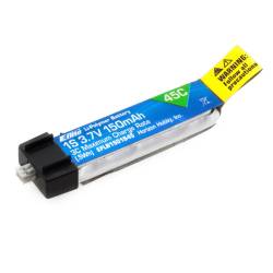 Inductrix 150mAh 1S 3.7V 45C LiPo Battery