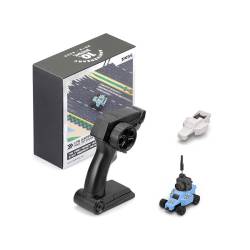 Diatone Q33 Karting 1:76 FPV Race Car RTR Kit w/ Q2 Remote Controller - Blue