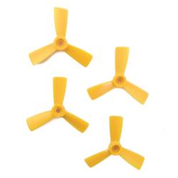 HQ DP3x4.5x3Y Propellers - 3 Blade (4 Pack - Yellow) 