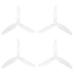 HQProp DP Clear 5x4x3 PC V1S Propeller - 3 Blade (Set of 4 - PC)