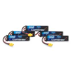Lumenier 550mAh 2S 80c LiPo Battery (XT-30) - 5 Pack Bundle