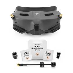 Lumenier Adapters + AXII Antenna Upgrade Bundle for DJI Goggles 2 - SMA