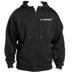 Lumenier Zippered Hoodie - Black