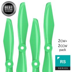 Master Airscrew RS Series - 5x4.5 Prop Set X4 - Green