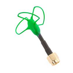 Omnivision 5.8GHz "Stubby" 3-Lobe FPV Antenna (LHCP) - Green
