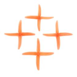 DAL 5x4 4 Blade Propeller Q5040 (Set of 4 - Crystal Orange) 