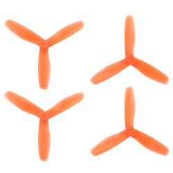 DAL 5x4.5 - 3 Blade Bullnose Propeller - V2 T5045 (Set of 4 - Crystal Orange)