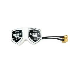 ORT Dual Shield Pro 5.8GHz Antenna (White - LHCP)