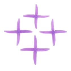 DAL 5x4 4 Blade Propeller Q5040 (Set of 4 - Crystal Purple) 