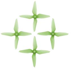 RaceKraft 3041 Clear Green 4-Blade (Set of 4) 