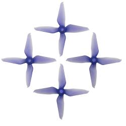 RaceKraft 3041 Clear Purple 4-Blade (Set of 4) 