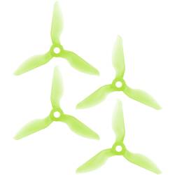 RaceKraft 3076 Clear Green 3-Blade (Set of 4)