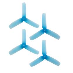 RaceKraft 4x4 Clear Tri-Blade (Set of 4 - Blue)