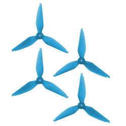 RaceKraft 5046 Tri-Blade (Set of 4 - Clear Blue)
