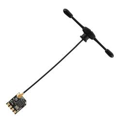 RadioMaster RP1 V2 ExpressLRS 2.4GHz Nano Receiver w/ 65mm UFL T-Antenna