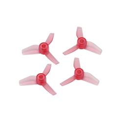 Rakonheli 31MM 3 Blade Clear Propeller (2CW+2CCW; 0.8MM Shaft) - Red