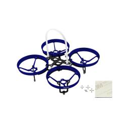 Rakonheli CNC AL and CF Upgrade Kit (7mm motor) (Blue) 