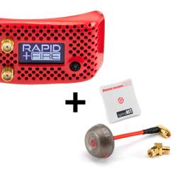 ImmersionRC rapidFIRE w/ Analog PLUS Goggle Receiver Module + RHCP Diversity Antenna Bundle