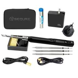 SEQURE S99 Nano Soldering Iron Kit w/ 4 Tips & Power Adapter