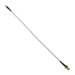 Straight MMCX Male to SMA Female RG316 Extension Cable - 20cm