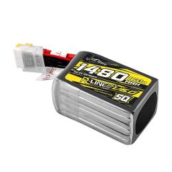 Tattu R-Line Version 6.0 SQ 1480mAh 160C 6S 22.2V LiPo Battery - XT60