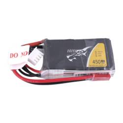 Tattu 450mAh 11.1V 45C 3S1P Lipo Battery Pack (JST-SYP)