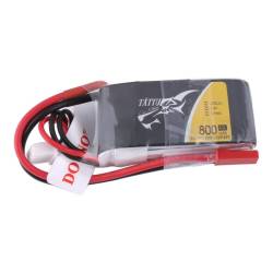 Tattu 800mAh 7.4V 45C 2S1P Lipo Battery Pack (JST)