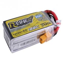 TATTU R-Line 1550mAh 4s 100c Lipo Battery V2