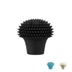 Thumb Grippies Mini Mushroom Stick End - White/Black/Light Blue