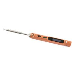 TS100 Digital OLED Programmable Interface Mini Soldering Iron (Orange Combo Pack)