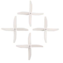 DAL 5x4 Propellers - 4 Blade (Set of 4 - White) 