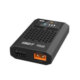 ISDT D1 スマートチャージャー　XT60 リポバッテリー FPV ドローン iSDT PD60 60W 6A 1-4S USB-C Input Battery Charger - XT-60
