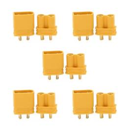 Amass XT30-U LiPo Connector Set (5 Pairs)
