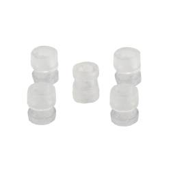 M3 Anti-Vibration Silicone Grommet Insert for Flight Controllers (Clear, 5 Pcs)