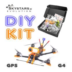 SkyStars G4 Long Range 4" ARF Drone Kit w/ GPS - 6S - PNP