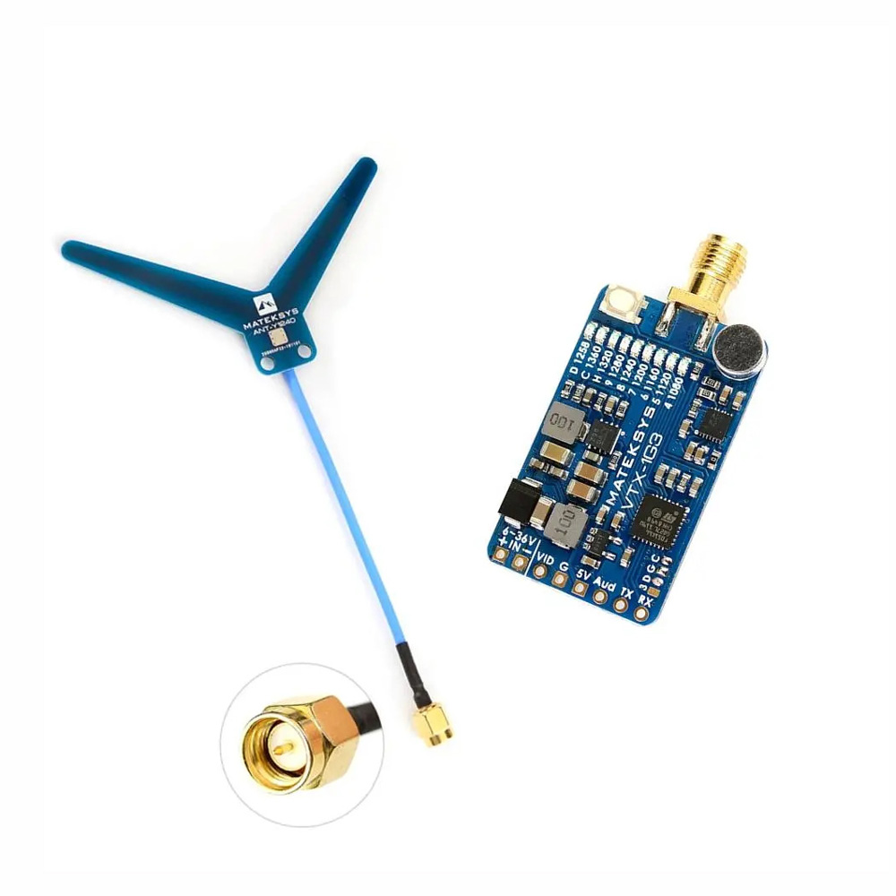 Matek 630mW 1.2-1.3GHz VTX (SMA) Matek 630mW 1.2-1.3GHz VTX (SMA)