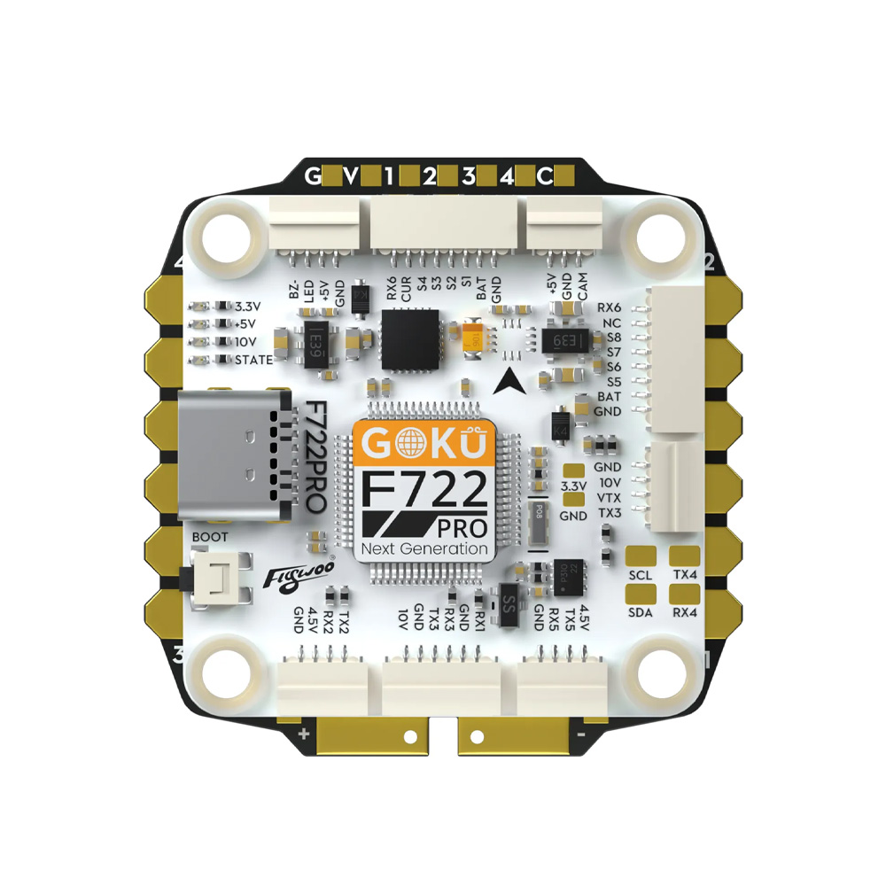 Flywoo GOKU Stack - F722 FC (ICM42688) + 55A 2-6S ESC - 30x30