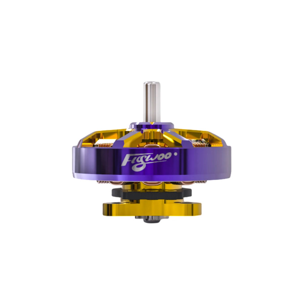 Flywoo ROBO 1002 19800KV/23500KV FPV Motor, Gold/Purple for 1-2 Inch Whoop & Toothpick Drone, Ultralight Brushless RC Parts