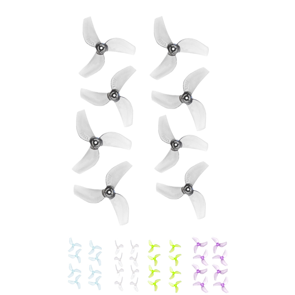 Gemfan 31MM 1219S 3-Blade Propeller (Set of 8) - 1mm Shaft
